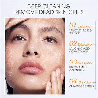 SKINEVER Deep Cleaning Sữa rửa mặt 75ml Sữa rửa mặt SE001 Sữa rửa mặt tạo bọt