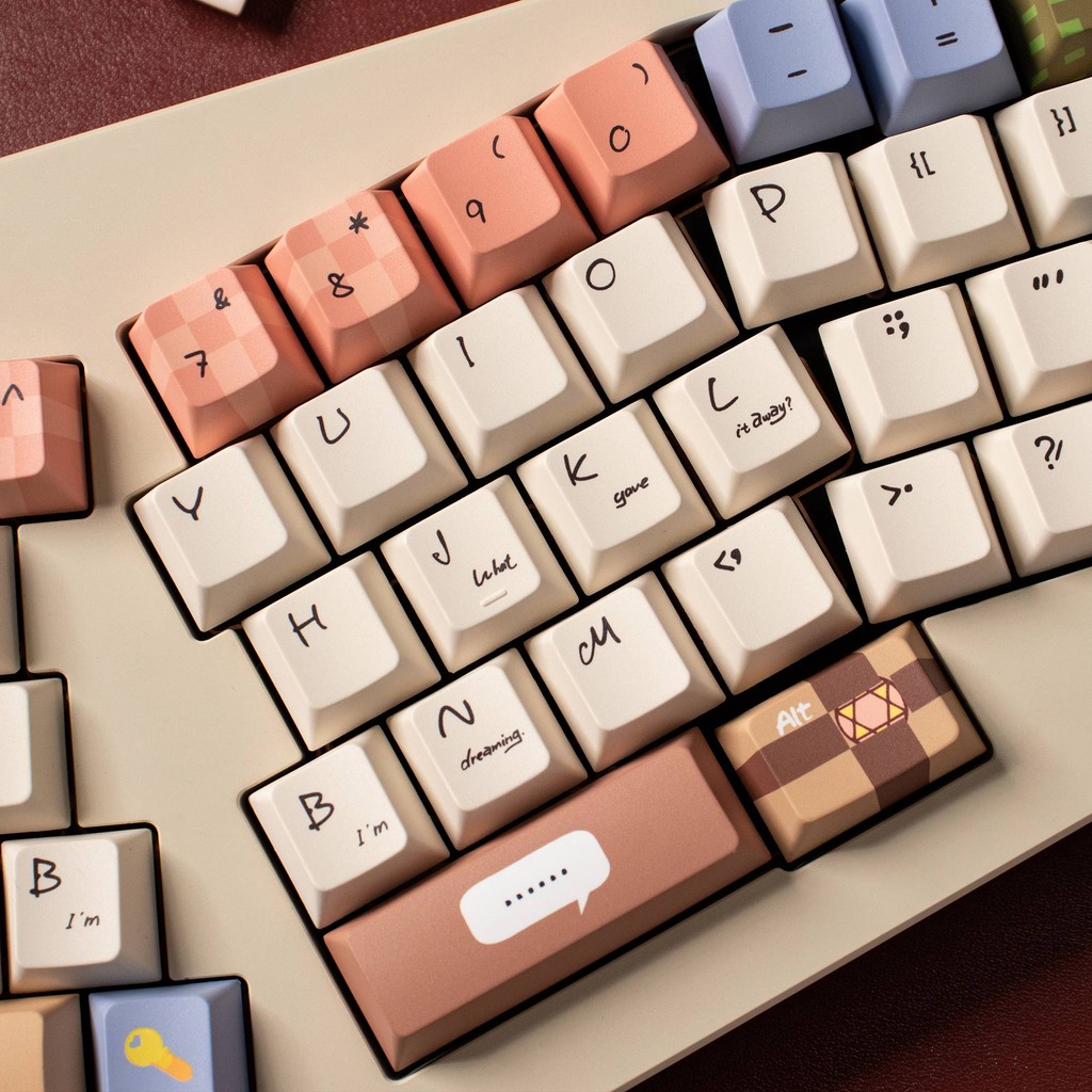URE Magical Animals Keycaps PBT cherry / MOA Profile dày 1.7mm Bộ Keycaps dễ thương cho MX Switch Bàn phím cơ | BigBuy360 - bigbuy360.vn