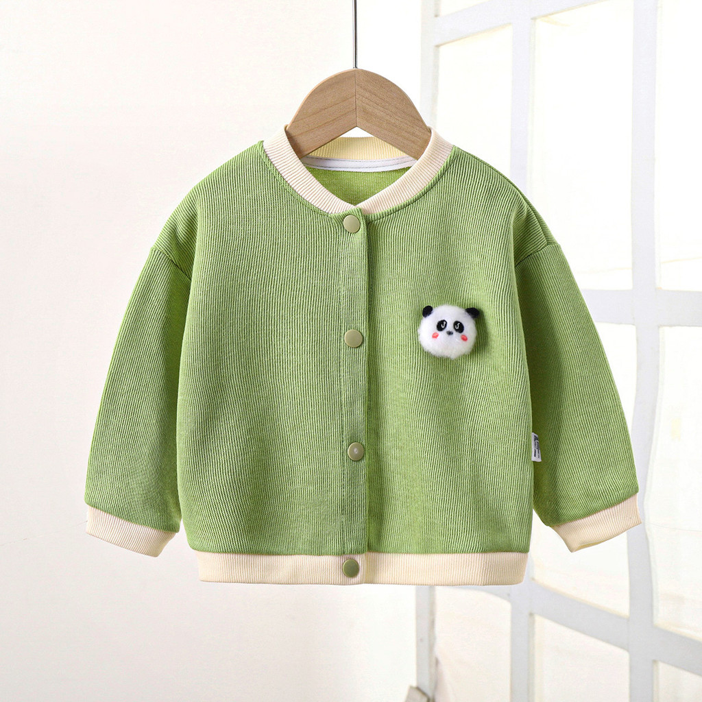 Trẻ Em Trẻ Em Dệt Kim Cardigan Mùa Thu Phong Cách Mới Áo Len Trẻ Em Phiên Bản Hàn Quốc Áo Bé Trai Bé Gái Phù Hợp Với Quần Áo I88P