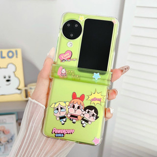 Ốp điện thoại gấp cho Oppo Find N2 N3 Flip Cute Crying Little Girl Pearl Bracelet Vỏ điện thoại TPU cứng