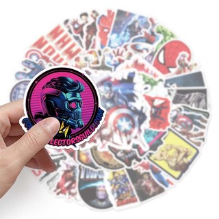 52 Chiếc Disney Marvel The Avengers Dán Siêu Anh Hùng Đề Can Ván Trượt Laptop Miếng Dán Chống Thấm Nước