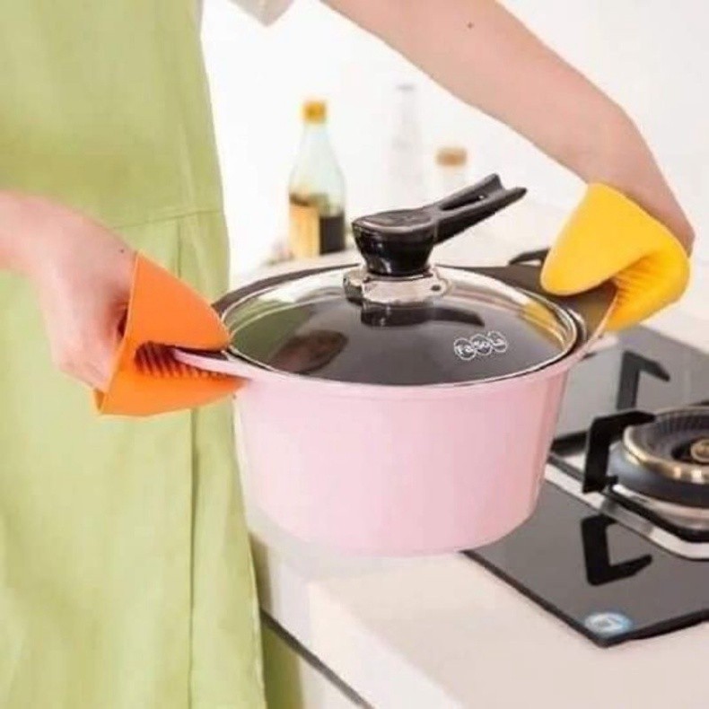 freeship Dụng dụng nhấc nồi silicone chống nóng ở nhiệt độ cao an toàn - Việt Nhật Plastic HN