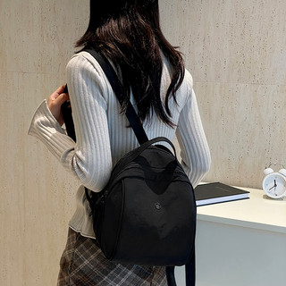 Ba lô nữ túi mini Ba lô đơn giản thường ngày túi đi học sức chứa lớn