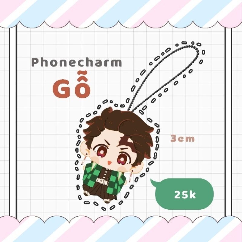 Phonecharm dây treo điện thoại Kimetsu no Yaiba