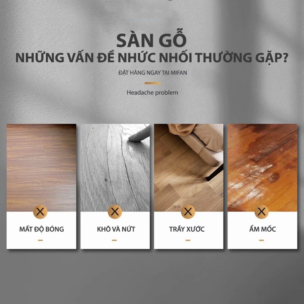 Sáp Ong Đánh Bóng Đồ Gỗ, Sàn Gỗ 80gr - Làm mới, Phục hồi màu gỗ, vết xước bàn ghế, tủ, cửa gỗ FE123
