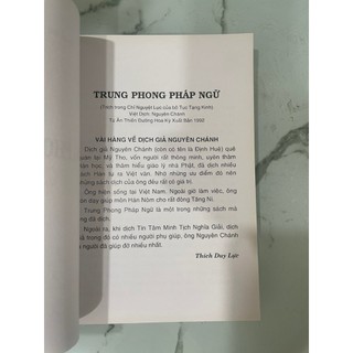 Sách - Trung Phong Pháp Ngữ Lâm Tế Ngữ Lục - HT Thích Duy Lực