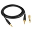Cáp nâng cấp tai nghe chất lượng WU HiFi cho phòng thu tai nghe EAH DJ1200 và biểu diễn trực tiếp Sử dụng bộ chuyển đổi 3 5mm 6 35mm