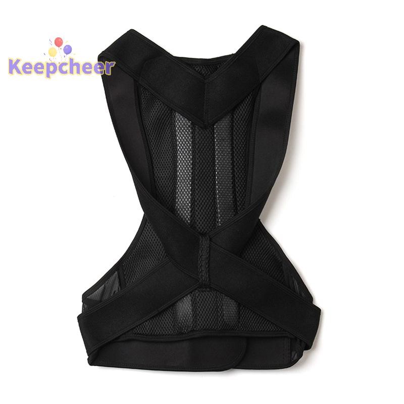 [Keepcheer] Tư thế Corrector Tư thế Lưng Nẹp Hỗ trợ xương đòn Dừng lười biếng và Hunching Huấn luyện viên lưng có thể điều chỉnh Thắt lưng Unisex [Mới]