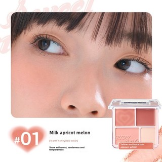 Judydoll phấn má hồng kem bột mờ, làm sáng da, bảng màu mở rộng