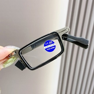 Kính đọc sách gấp Di động Tiến bộ Biofocal Kính mắt nam cha mẹ Chống tia xanh Kính mắt lão thị có vỏ