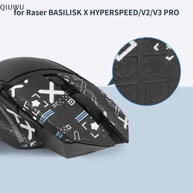 Miếng Dán Chuột QIUWU Cho Basilisk V2 / V3 Viper Ultimate Viper DeathAdder V2 Viper Mouse Miếng Dán Chống Trơn Trượt.