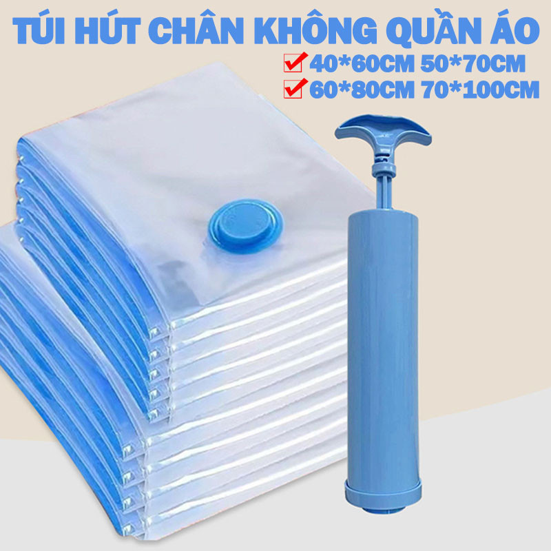 Túi hút chân không đựng quần áo Chăn gối chất liệu Chống bụi và chống ẩm Máy hút chân không chất lượng vượt trội