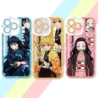 Ốp Lưng Cho Samsung Galaxy A55 A54 A35 A34 A14 M54 5G A25 A15 A05 S24 Ultra S24 Plus Vỏ Điện Thoại Di Động Anime Demon Slayer Tokitou Muichirou Zenitsu Tanjirou Inosuke Trong Suốt Mềm Mại