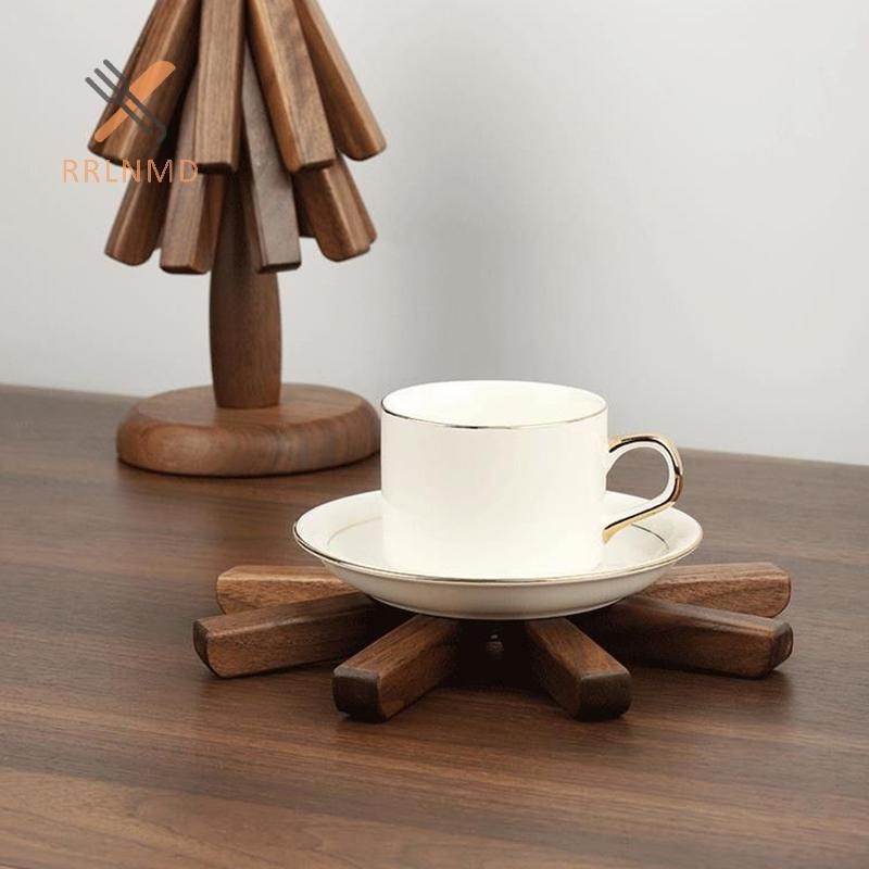 Rrlnmd Trivets Cho Đĩa Nóng Tấm Cách Nhiệt, Bộ Trivet Hình Cây, Coaster Cho Ấm Trà Lẩu Halloween Quà Tặng Giáng Sinh MỚI