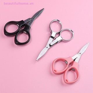 [Beautifulhome] Kéo gấp mắt nghệ thuật Nail Art Kéo dài bằng thép không gỉ Kéo dài đa chức năng Kéo dài 8 hình Dụng cụ làm móng tay Kéo móng tay [làm đẹp]