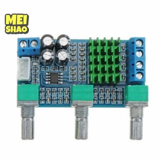 MeiShao XH-M567 TPA3116D2 Bảng khuếch đại kỹ thuật số kênh kép Điều chỉnh thấp cao
