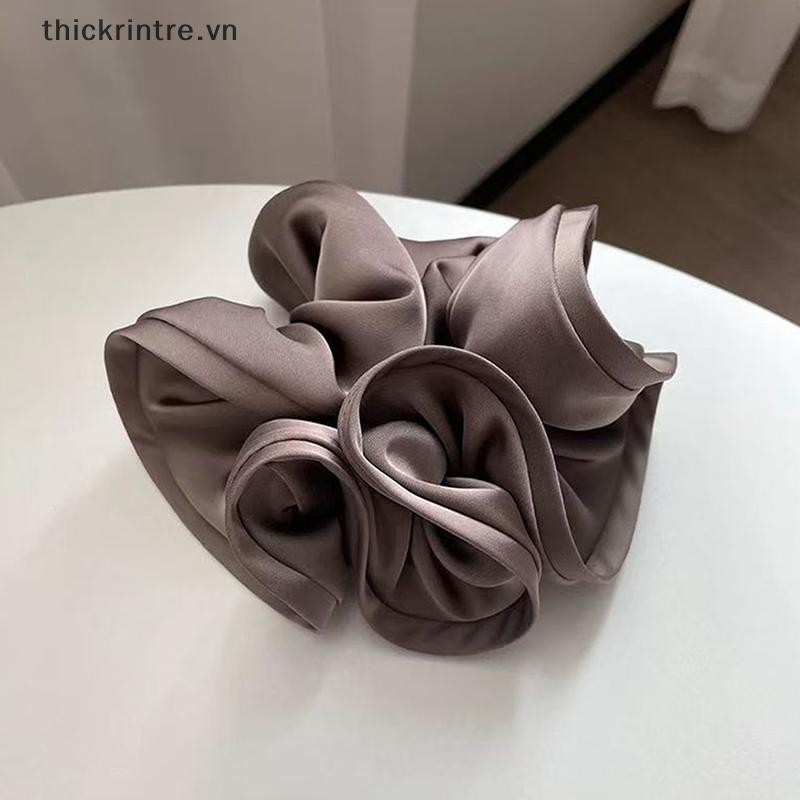 Thi Retro Thanh Lịch Pháp Dây Buộc Tóc Thời Trang Tính Khí Đuôi Ngựa Scrunches Dành Cho Nữ Bé Gái Đơn Giản Đa Năng Phụ Kiện Tóc Quà Tặng VN