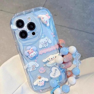 Candy Melody Cinnamoroll 3D Búp Bê Dây Xích Dành Cho Vivo Y19 Y04 Y39 Y29 Y58 Y33 Y78 Y72 Y52 Y17 Y12 Y15 Y16 Y53S Y51S Y19E Y29S Y02S 4G Y11 Y75 Y55 5G Vỏ Điện Thoại TPU