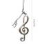 YOI Sweet Musical Note Hợp Kim Móc Khóa Túi Dễ Thương Quyến Rũ Phụ Kiện Điện Thoại Bé Gái