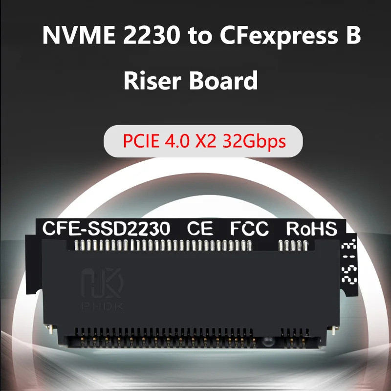 M.2 PCIE 4.0 sang CFexpress B Riser Board Adapter M2 NVME sang CFE B Bộ ...