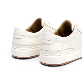 Giày thể thao da thật chính hãng Fttleather, giày sneaker cao cấp màu trắng hạn chế trơn trượt F907