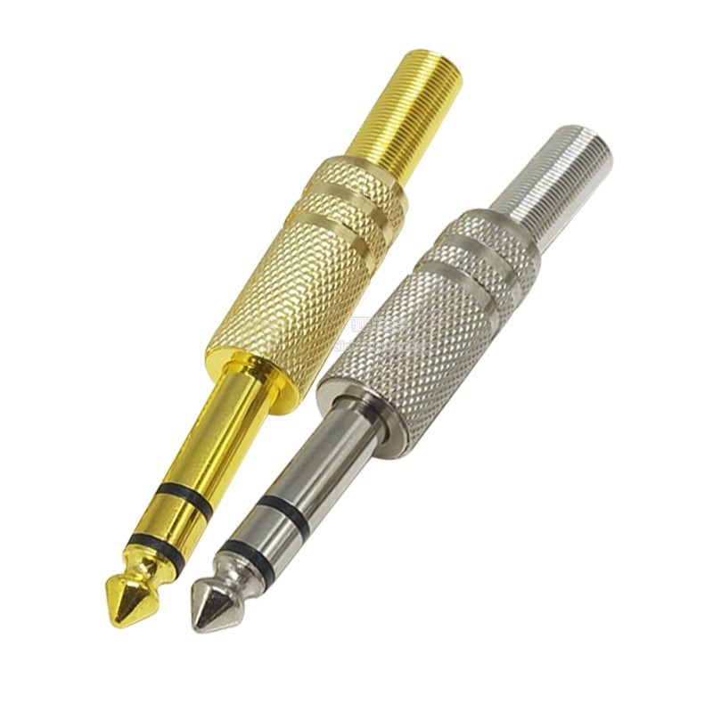 6.35MM Micro Ba Lõi / Hai Lõi Lớn 6.5MM Đầu Nối Âm Thanh Micro Hàn Mono / Dual Kênh Stereo
