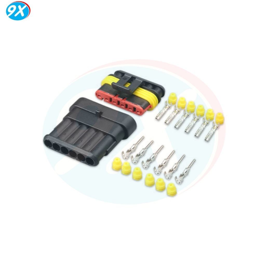 [COD] Giắc Nối Dây AMP Chống Nước – Chân Cắm Cách AMP Siêu Kín, Đầu Nối Điện Ô Tô Xe Máy, Chống Thấm Tuyệt Đối