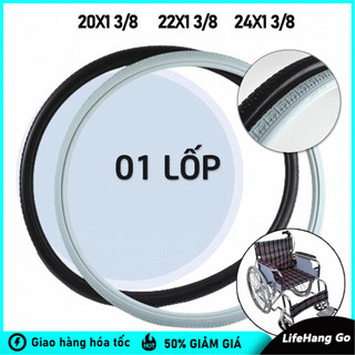 LỐP XE LĂN - LỐP ĐẶC KHÔNG CẦN SĂM (1 CHIẾC) 20 22 24x1 3 / 8