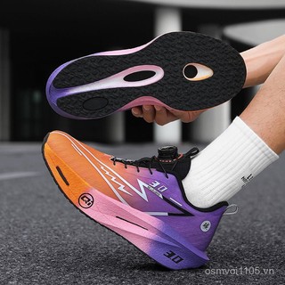 Giày chạy bộ marathon bảng carbon khóa xoay, chống trơn trượt