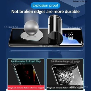 VivoX200 2in1 Màn Hình Riêng Tư Phim Hydrogel Mềm Cho Vivo X200 Pro X200Pro mini VivoX200ProMini 5G V2419A V2415A V2405A Chống Gián Điệp Mặt Trước Hydrogel Màn Hình Camera Bảo Vệ Ống Kính Phim Điện Thoại