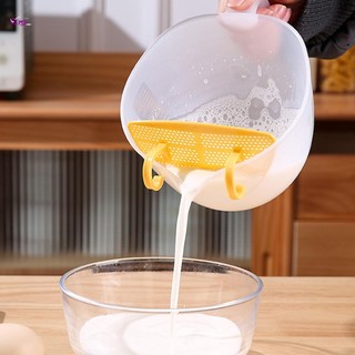 Bát trộn có tay cầm Bát trộn trong suốt có đánh dấu đo để nấu nướng