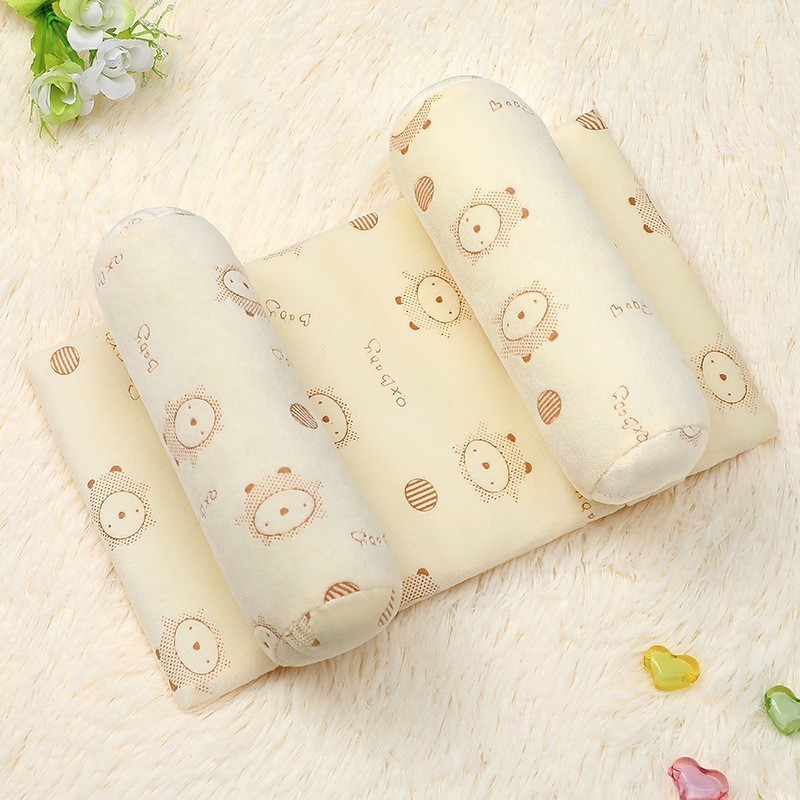 [COD] Gối Chặn Cho Trẻ Sơ Sinh Chống Lăn – Cố Định Đầu, Định Hình Đầu, Vải Mềm Thoáng Khí, Màu Sắc Đáng Yêu