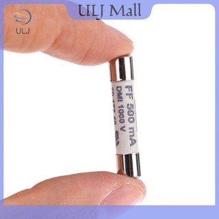 Cầu chì ULJ 1Pc FF 0.5A 500mA 1000V dmi cho đồng hồ vạn năng F15B F17B F18B 6.3x32mm.