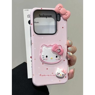 Ốp điện thoại Kawaii chống sốc 2 trong 1 màu hồng Thích hợp cho iPhone 11 12promax 12 13 14 15 pro max Ốp điện thoại 14promax 15pro 16 Pro max 17 17promax Vỏ
