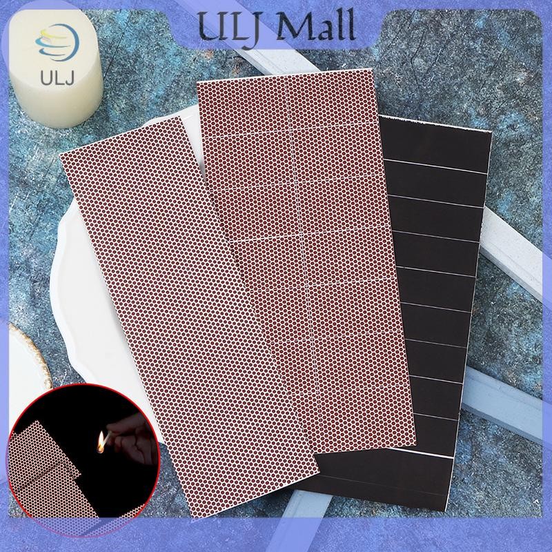 ULJ 1 tờ Match Striker Paper Nhãn dán tự dính Diy Manual Match Eraser Phosphorus Paper.
