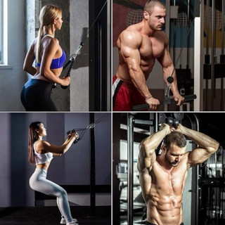 Bộ Dây Cáp Ròng Rọc Tập Gym Tại Nhà - Đa Năng Phát Triển TOÀN THÂN, Phù Hợp Mọi Không Gian