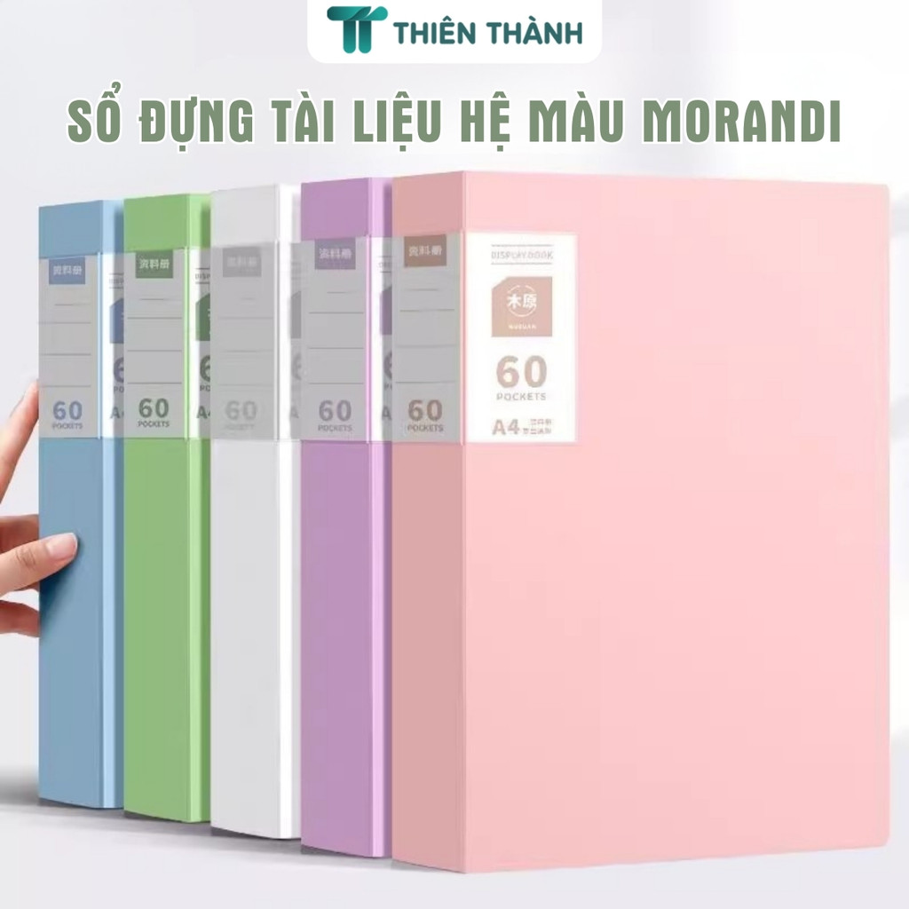 File Đựng Giấy Tờ A4 Trong Suốt - File Lá Đa Năng, Chống Thấm Nước, Dễ Dàng Phân Loại Tài Liệu