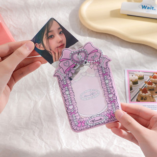 Bọc Bảo Vệ Photocard Phong Cách Gothic Cute – Có Móc Treo, Trang Trí Idol Card Siêu Xinh