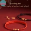 Sund Thời Trang Tay Cá Koi Vòng Tay May Mắn Tay Dệt Lắc Tay Cho Nữ Người Bạn Thân Nhất Người Yêu Kích Thước Vòng Tay Có Thể Điều Chỉnh Quà Tặng VN