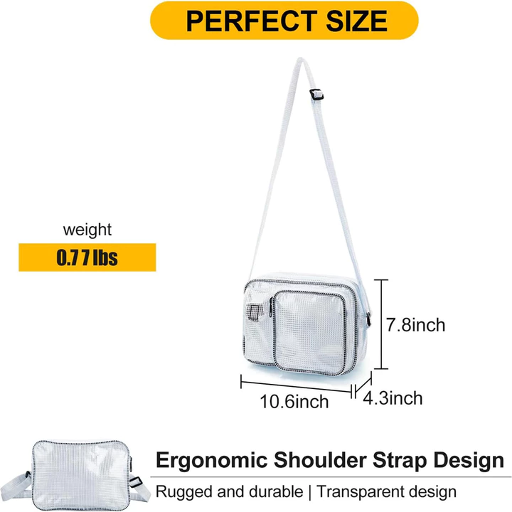 Hành Lý Thời Trang Phiên Bản Hàn Quốc Túi Chống Bụi Chống Tĩnh Điện PVC Đôi Túi Chính Dụng Cụ Chống Tĩnh Điện Túi Đeo Vai Túi Phòng Sạch Túi Đơn Túi B – 3