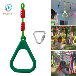 Dụng cụ nhẫn tập thể dục cho trẻ em - An toàn và dễ lắp đặt - Phù hợp sử dụng trong nhà và ngoài trời