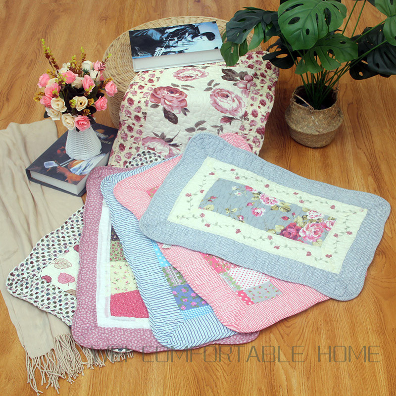 Cửa Vào Thảm Mục Vụ Cotton Chăn Chống Trơn Trượt Phòng Tắm Phòng Ngủ Sàn Thảm Máy Có Thể Giặt Thảm