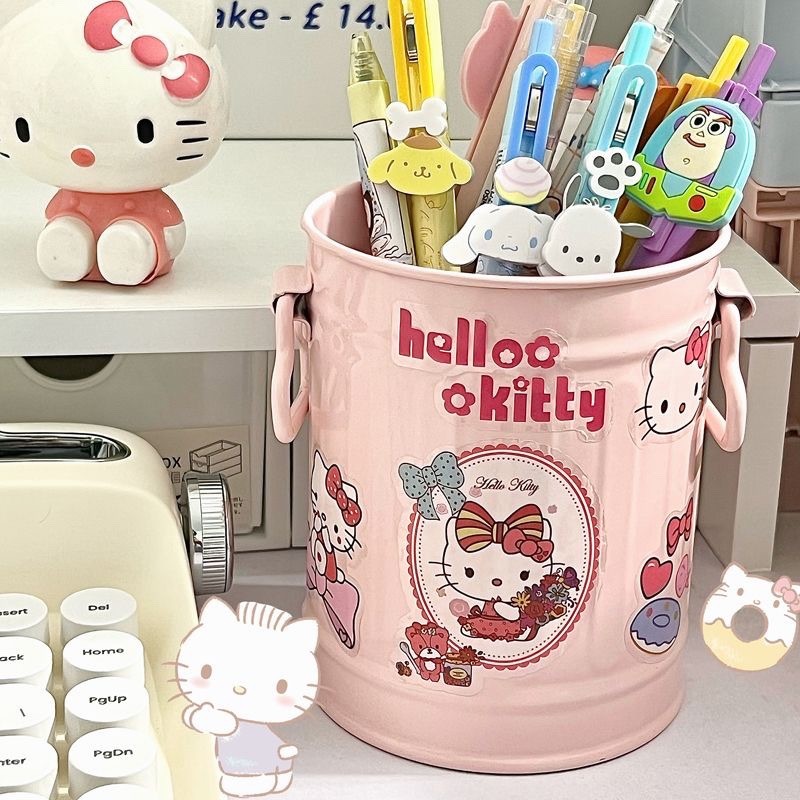 Quế Chó Dung Tích Lớn Bút Cô Gái Lưu Trữ Dễ Thương Hello Kitty Nhựa Bảo Quản ins Đồ Lặt Lặt Lặt Lặt Lặt Sanrio Học Sinh