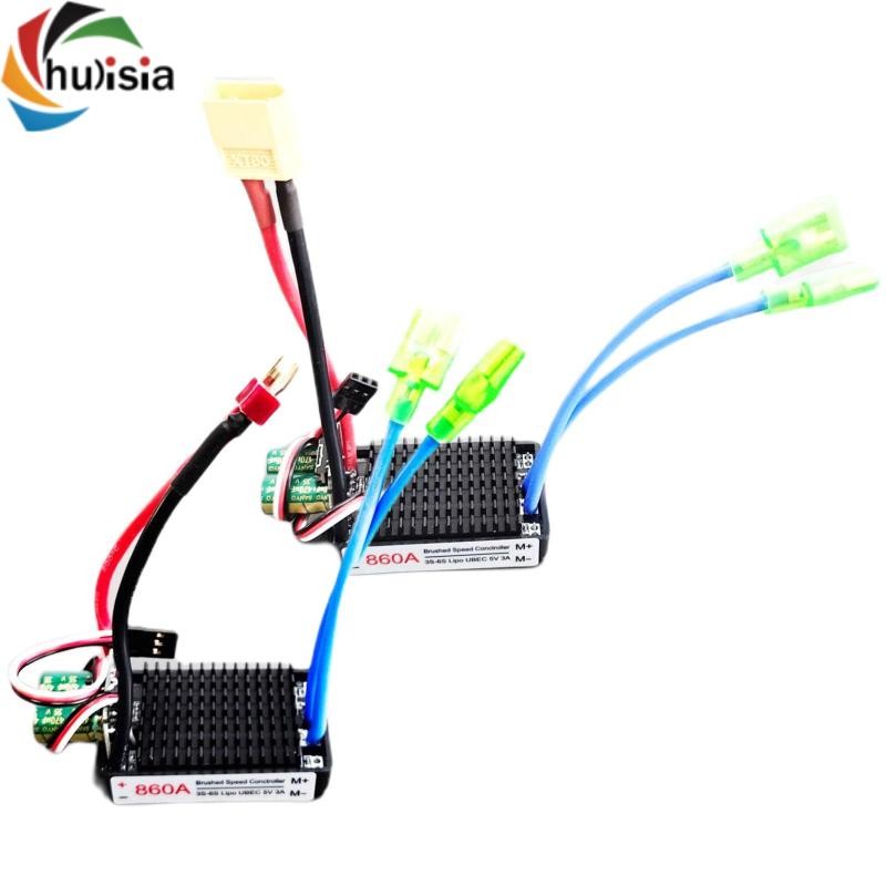 chulisia Thay thế bàn chải cao chống nước RC ESC hai chiều 860A 12V-24V ESC