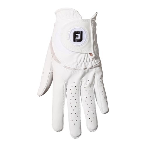 Găng Tay Golf Nữ FootJoy WeatherSof FGWFW – Đeo Tay Trái (Cho Người Chơi Tay Phải), Màu Trắng – 2023