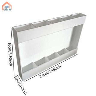 Hộp đựng ống hút Acrylic Băng keo hai mặt Bộ sắp xếp ống hút cho tủ