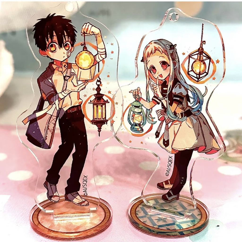 HK1 Bồn Cầu Hanako-kun Đứng Tấm Hanako Yashiro Nene Acrylic Tấm Để Bàn Anime Trang Trí KH1