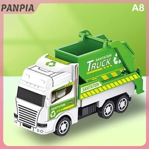 PANPIA-Kids Đồ Chơi Xe Hơi Vệ Sinh Quán Tính Mô Hình Xe Tải Kéo Lại Kỹ Thuật Quân Sự Xe Cứu Hỏa Bé Trai Đồ Chơi Dành Cho Trẻ Em Quà Tặng