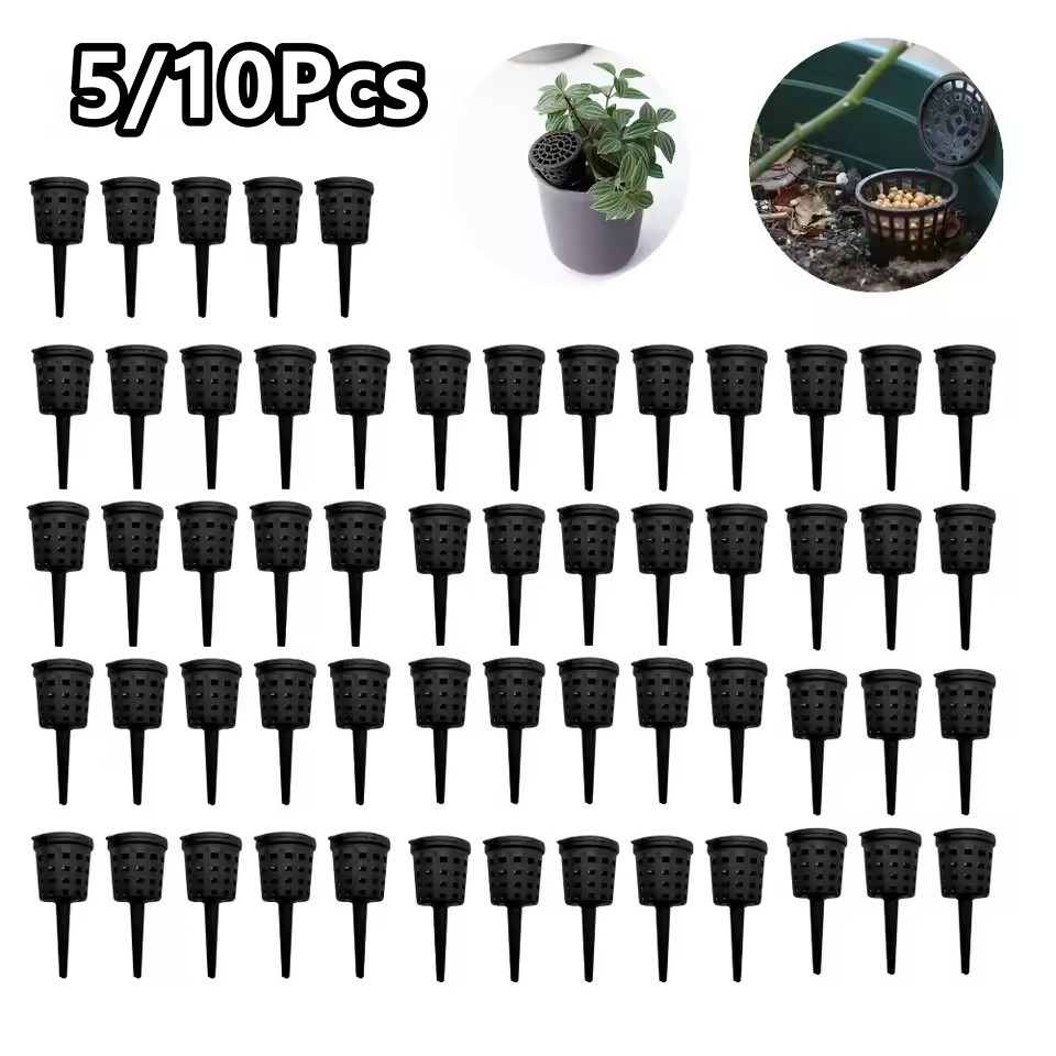 5 / 10 CÁI Giỏ phân bón có nắp Hộp phân bón Cây cảnh Hộp đựng phân bón Dụng cụ làm vườn thân thiện với môi trường