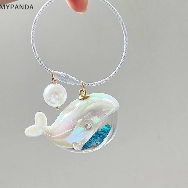 MYPANDA Cá Voi Dễ Thương Cá Heo Móc Khóa Động Vật Biển Búp Bê Xe Móc Khóa Phụ Kiện Dành Cho Nam Nữ Túi Đôi Trang Sức.